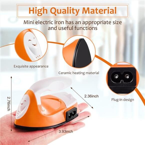 Mini Craft Iron Mini Heat Press Mini Iron Portable Handy Heat Press - Picture 9 of 14